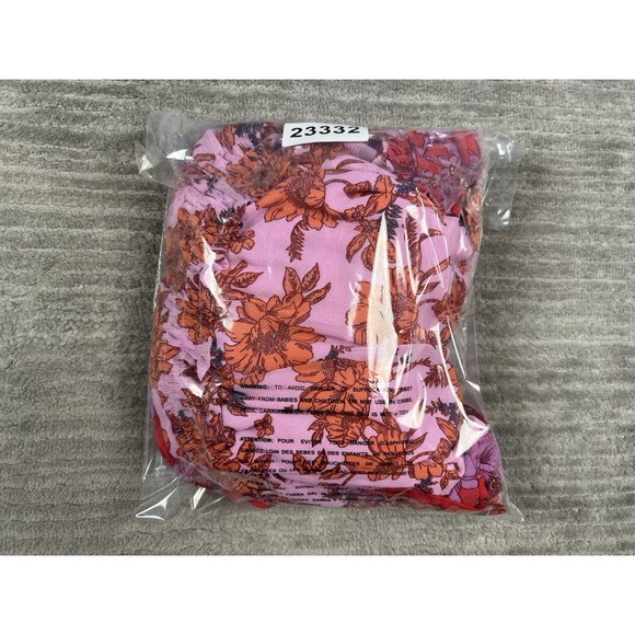 Jessica Simpson Dress Womens Medium‎ Pink Floral Off Shoulder Mini Lined Tiered - Picture 14 of 14